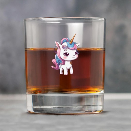 Rainbow unicorn 3 Rock Glasses