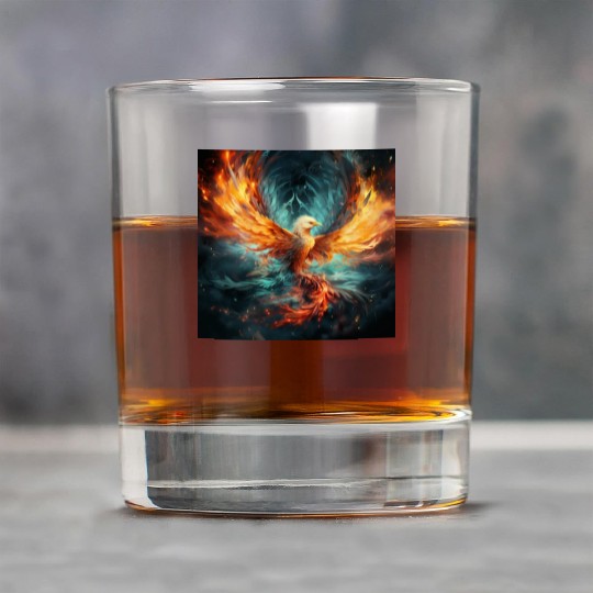 Cosmic Phoenix Rock Glasses