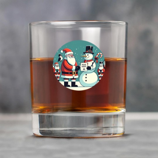 North Pole Alliance - Peace Treaty & Winter Unity Rock Glasses