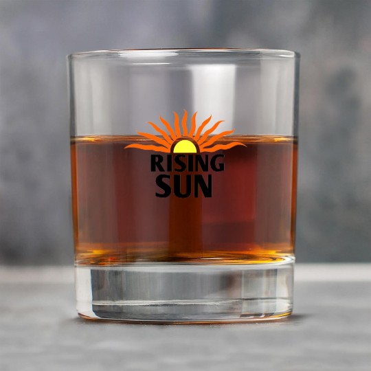 Rising Sun Design Rock Glasses