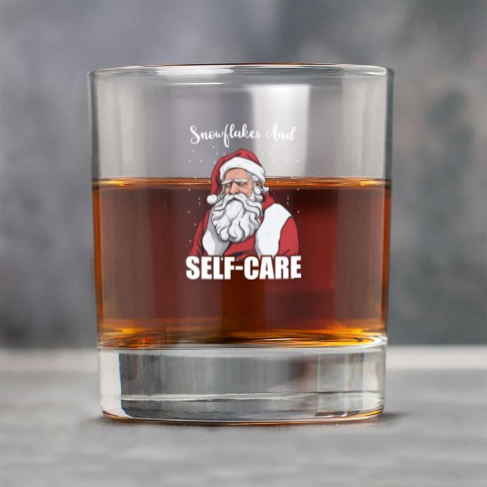 Mental Health Christmas Anti Christmas Holiday Rock Glasses