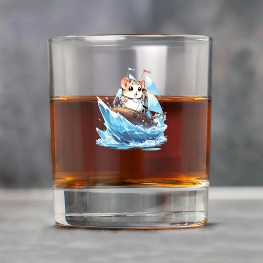 Ice Sailing Hamster Ice Sailor Ice Boating Rock Glasses