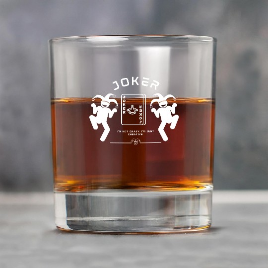 Joker - I'm not crazy, I'm just creative. Rock Glasses