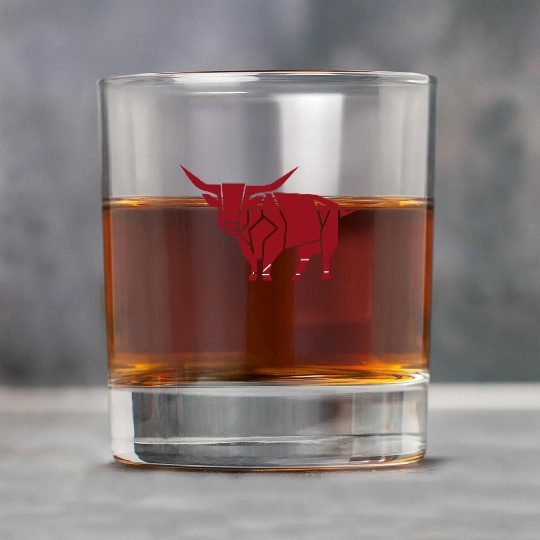 Courageous Bull Heart Rock Glasses