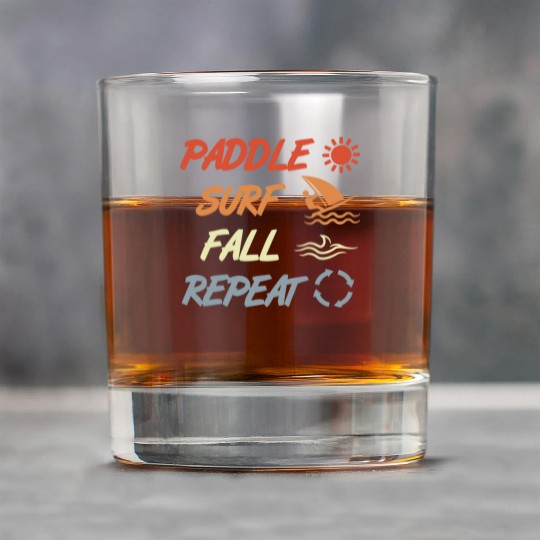 Paddle Surf Fall Repeat Rock Glasses