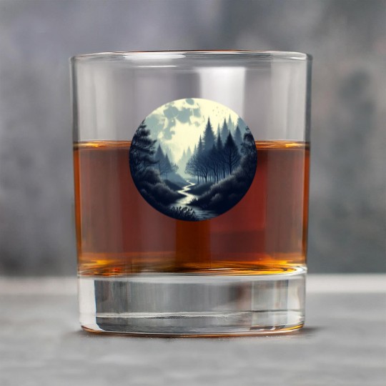 Enchanted Forest - Great Christmas Gift! Rock Glasses