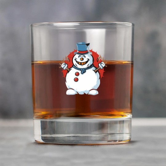 frosty snowman creepy Rock Glasses