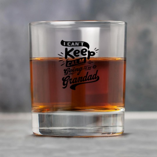 I Can't Keep Calm Going To Be a Grandad Funny Rock Glasses