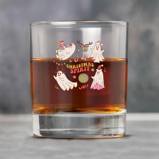 CHRISTMAS SPIRIT Rock Glasses