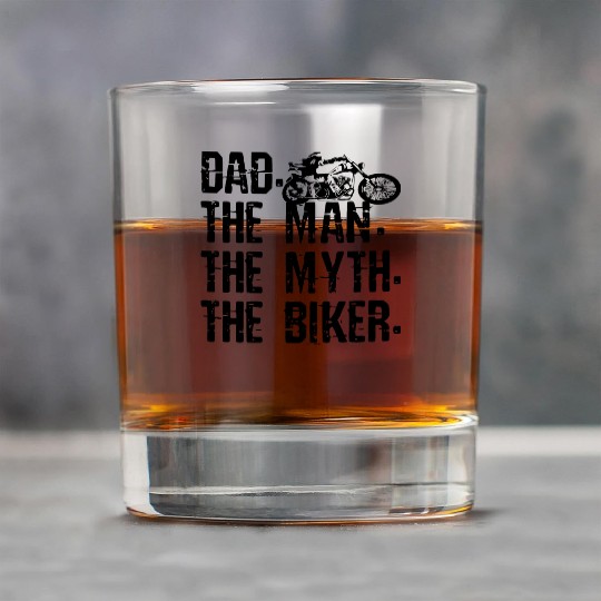 Dad The Man The Myth The Biker © WhiteTigerLLC.Com Rock Glasses