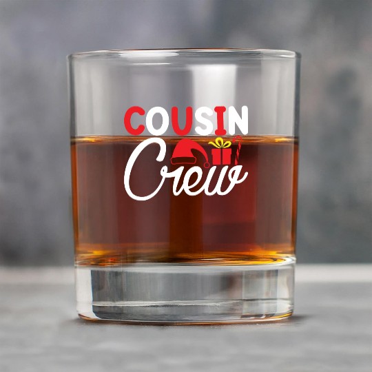Cousin Crew, Xmas Design, Christmas Gifts Rock Glasses