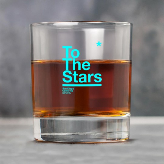 To The Stars Light Blue Rock Glasses