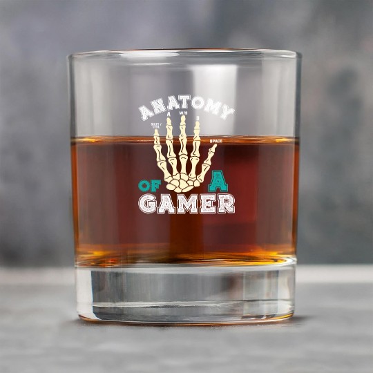 Anatomy of a Gamer Gaming Hand Video Game Rock Glasses