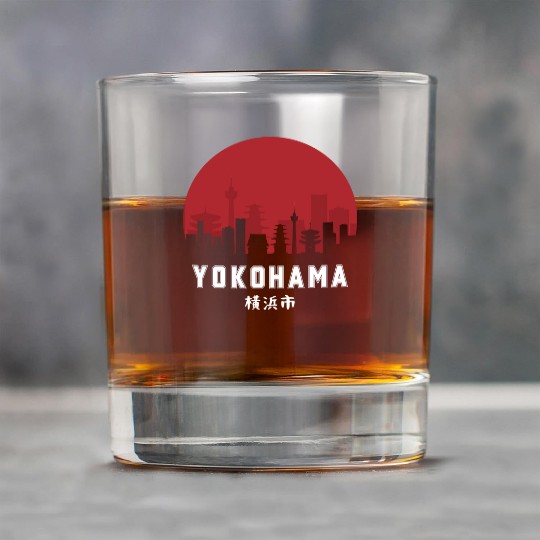 Yokohama Typography Rock Glasses - Urban Statement