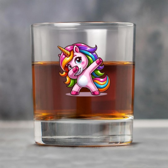 Dabbing Unicorn Dab Move Dancing Rainbow Unicorn Rock Glasses
