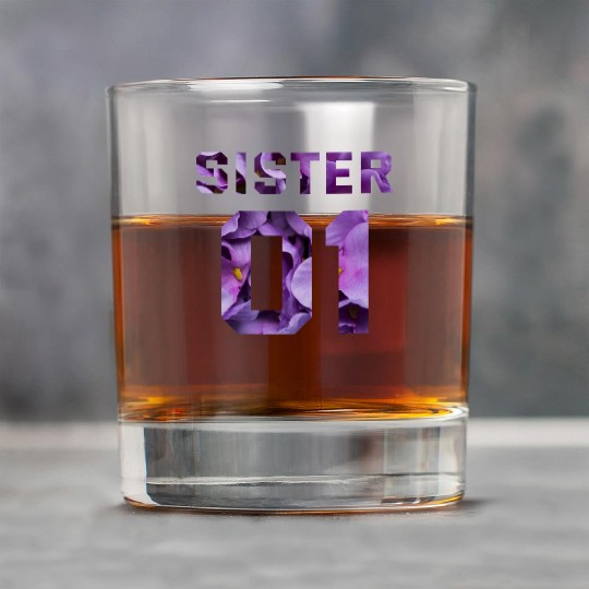 COUPLE FLOWER SISTER 01 Rock Glasses