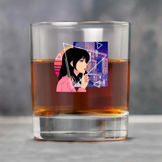 Retro 80's Japanese Lofi Vaporwave Aesthetic Sad A Rock Glasses