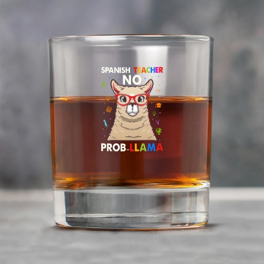 Spanish Teacher No Pro llama Rock Glasses