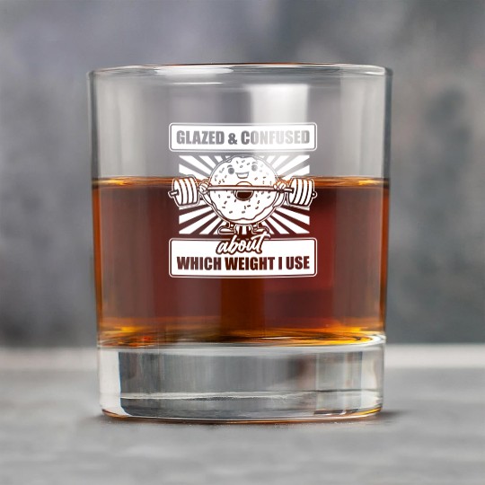 Fitness Donut Funny Donut Gym Rock Glasses