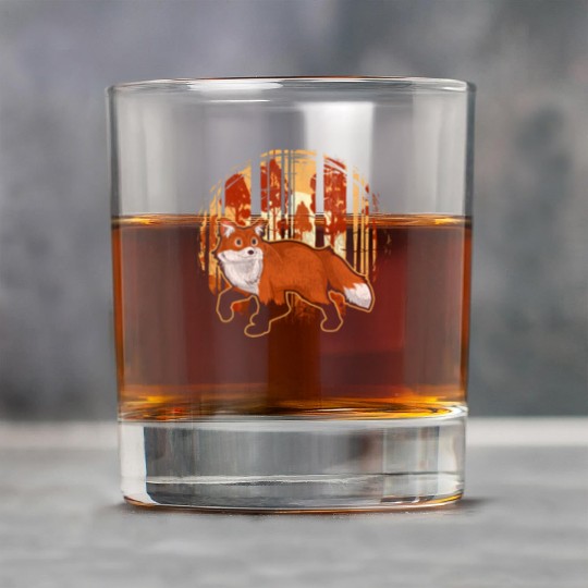 Wildlife Fox Forest Animal Nature Fox Rock Glasses