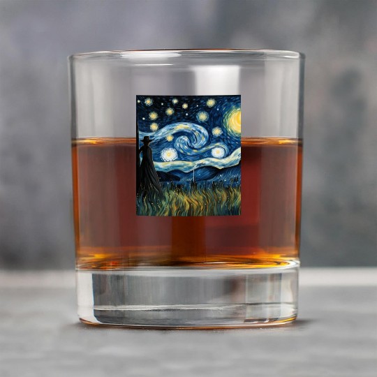 Gardener's Starry Night Rock Glasses Van Gogh Inspired