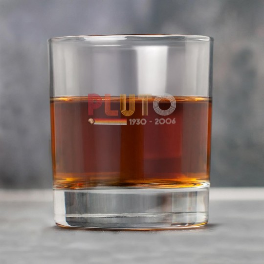 Pluto Never Forget Science and Astronomy Retro Rock Glasses