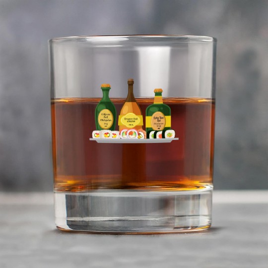 Nurse Rock Glasses, Dragon Spicy Tuna California Roll