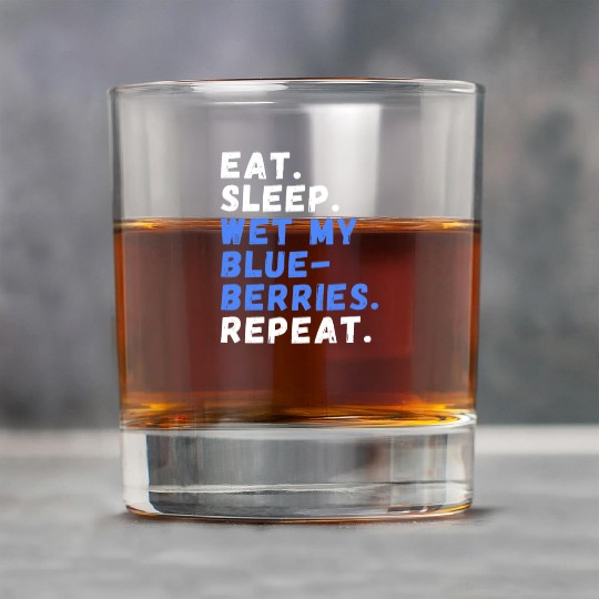 Berry Picking Blueberry Gardening Rock Glasses