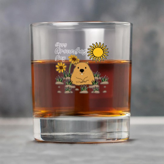 Happy Groundhog Day Animal Spirit Rodent Rock Glasses