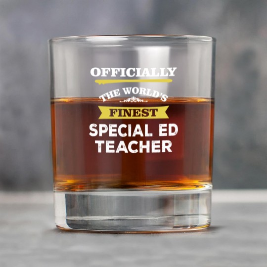 The World's Finest Special Ed Teacher Rock Glasses
