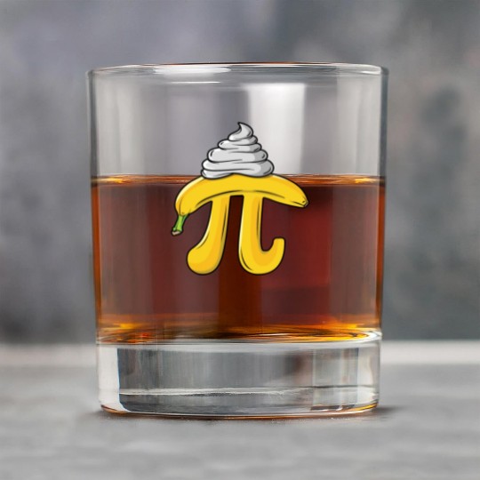 Banana Cream Pie Funny Pi Day Math Equations Rock Glasses