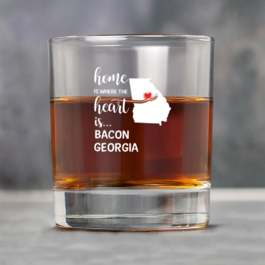Bacon County Georgia Is Where My Heart Is Cool Rock Glasses