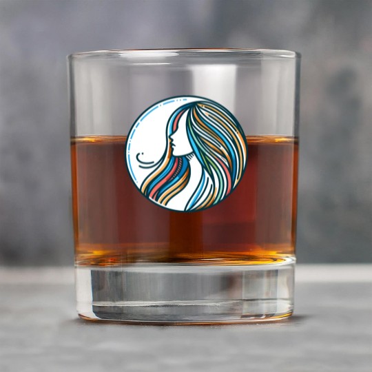 Woman, Spectrum of Serenity Rock Glasses