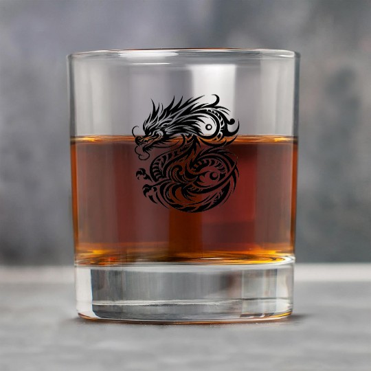 Mystical Dragon T Tattoo Design Rock Glasses