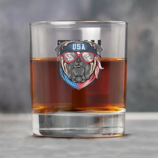 Patriotic Pooch - American Spirit Dog Rock Glasses