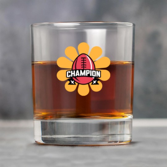 Fantasy Football Champion Rock Glasses