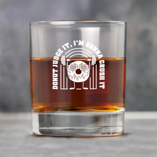 Fitness Donut Funny Donut Gym Rock Glasses