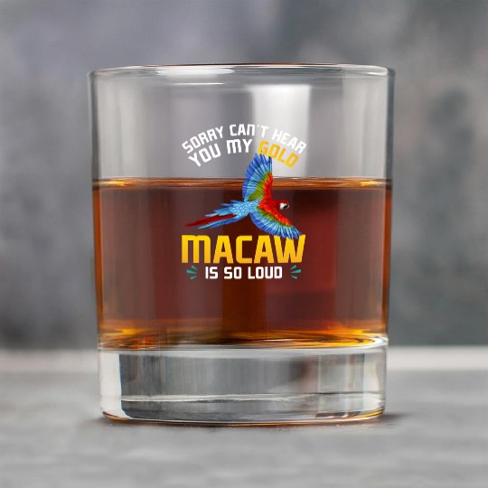 Blue Macaw Gold Macaw Ornithologist Enthusiast Rock Glasses