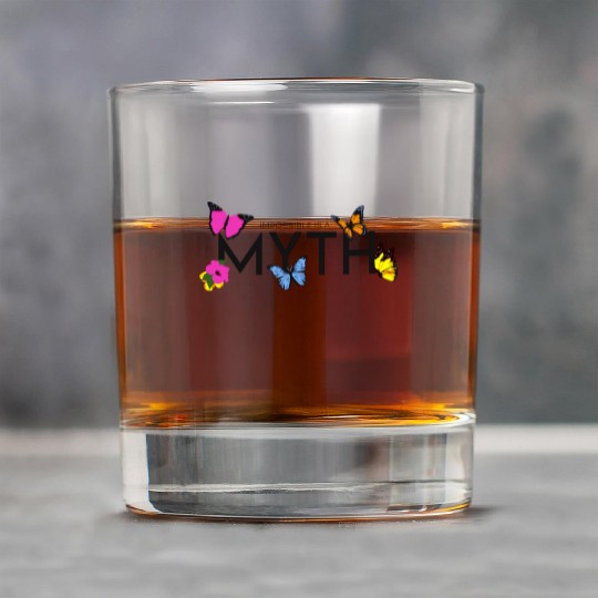Impossible is a... Myth Hibiscus et papillon Rock Glasses