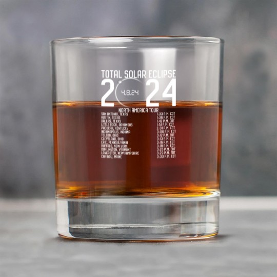 North America Tour 2024 Totality Solar Eclipse Rock Glasses