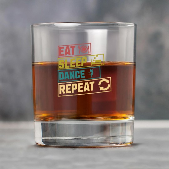 Eat sleep dance repeat Rock Glasses