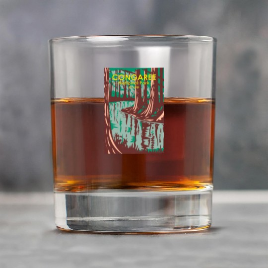 Congaree National Park South Carolina Vintage Rock Glasses