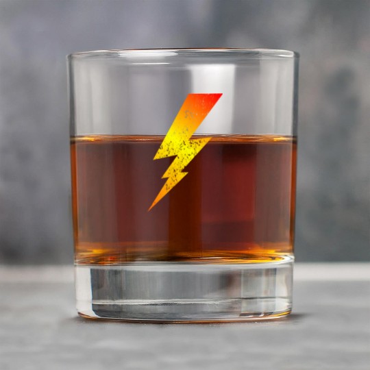 Fire Bolt Lightning | Bolt Graphic Rock Glasses