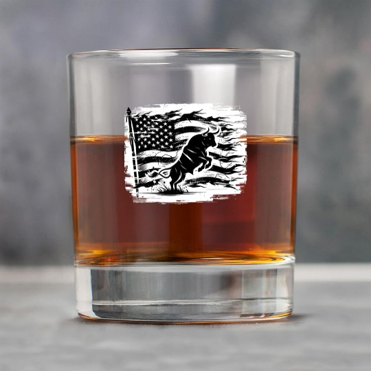 Rodeo Bull Riding Livestock Show Farmer Cattle Rock Glasses