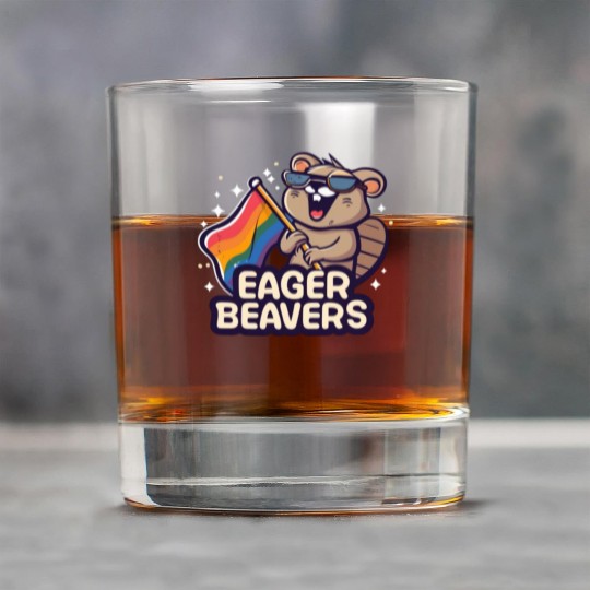 Eager Beavers with Pride LGBT Flag Rock Glasses