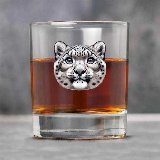 Snow Leopard Leopard White Leopard Rock Glasses