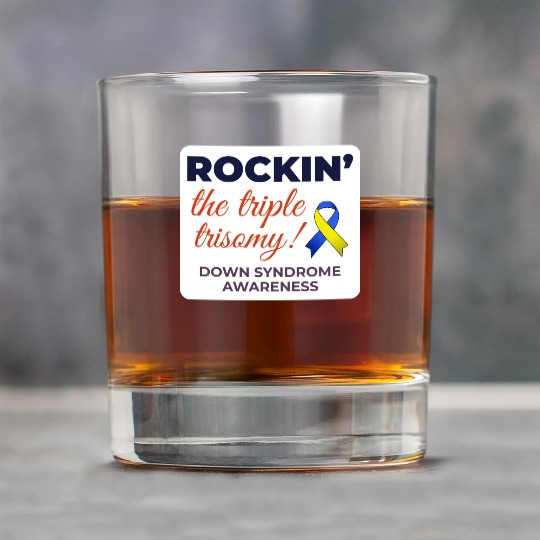 Down Syndrome Awareness Triple Trisomy Rock Rock Glasses