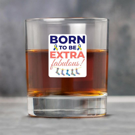 Down Syndrome Awareness Extra Fabulous Rock Glasses