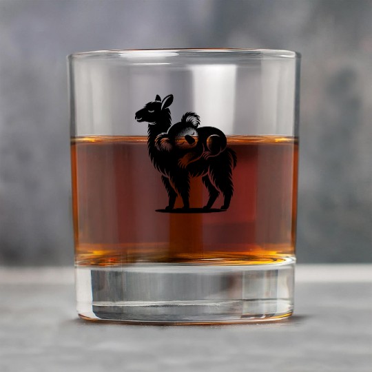 Funny Llama With A Chilling Koala On Its Back Rock Glasses