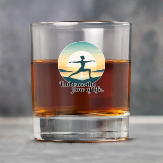 Sunrise Yoga Pose Rock Glasses